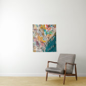 海岸線 |ナポリ・イタリア タペストリー (インサイチュ)