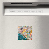 海岸線 |ナポリ・イタリア マグネット (インサイチュ (食洗機))