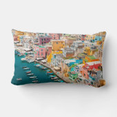 海岸線 |ナポリ・イタリア ランバークッション (裏面)