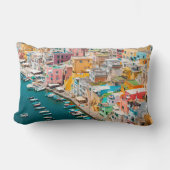 海岸線 |ナポリ・イタリア ランバークッション (正面)