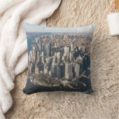 海岸線 |ニューヨーク・マンハッタン クッション (ブランケット)