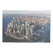 海岸線 |ニューヨーク・マンハッタン 枕カバー (裏面)