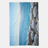 海岸線 |ニースフランスのフランス，リビエラ キッチンタオル (縦)