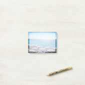 海岸線 |ニースフランスのフランス，リビエラ ポストイット (デスク上)