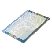 海岸線 |バンクーバー、ブリティッシュコロンビア、カナダ ノートパッド (アングル)