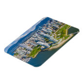 海岸線 |バンクーバー、ブリティッシュコロンビア、カナダ マグネット (左側)