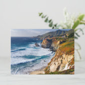 海岸線 |ビッグサー,カリフォルニア サンキューカード (スタンド正面)
