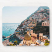 海岸線 |ポジターノイタリア，クリフサイドビレッジ マウスパッド (正面)