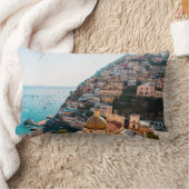 海岸線 |ポジターノイタリア，クリフサイドビレッジ ランバークッション (ブランケット)