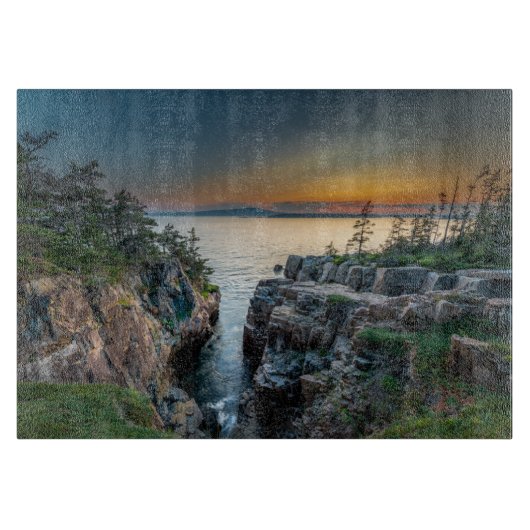 海岸線 |メイン州アカディア国立公園 カッティングボード (正面)