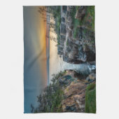 海岸線 |メイン州アカディア国立公園 キッチンタオル (縦)