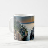 海岸線 |メイン州アカディア国立公園 コーヒーマグカップ (正面左)