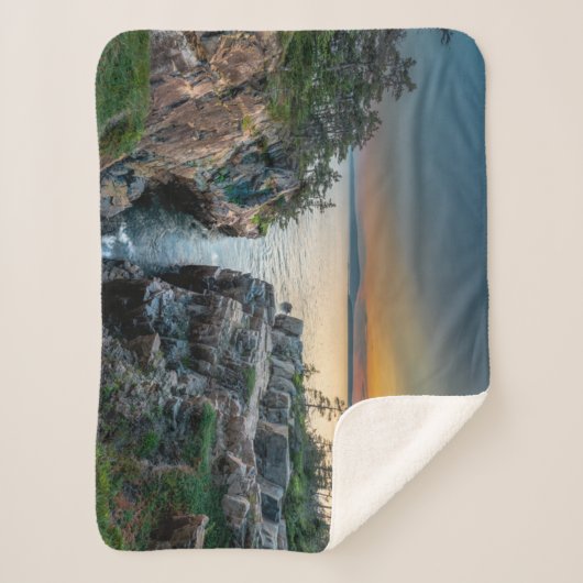 海岸線 |メイン州アカディア国立公園 シェルパブランケット (正面)