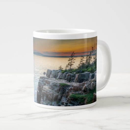 海岸線 |メイン州アカディア国立公園 ジャンボコーヒーマグカップ (正面右)