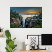 海岸線 |メイン州アカディア国立公園 ポスター (ホームオフィス)