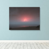 海岸線（夜） キャンバスプリント (インサイチュ (ウッドフロア))