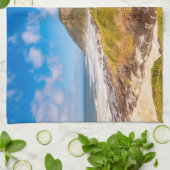 海岸線 |調理師のシャム、ヨット、オレゴン キッチンタオル (折り畳み)