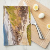 海岸線 |調理師のシャム、ヨット、オレゴン キッチンタオル (四つ折り)