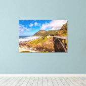 海岸線 |調理師のシャム、ヨット、オレゴン キャンバスプリント (インサイチュ (ウッドフロア))