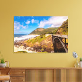 海岸線 |調理師のシャム、ヨット、オレゴン キャンバスプリント (インサイチュ (リビング))