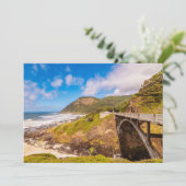 海岸線 |調理師のシャム、ヨット、オレゴン サンキューカード (スタンド正面)