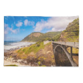 海岸線 |調理師のシャム、ヨット、オレゴン 枕カバー (裏面)