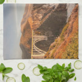 海岸線 | Bixby Bridge, Big Sur California キッチンタオル (折り畳み)