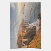 海岸線 | Bixby Bridge, Big Sur California キッチンタオル (縦)
