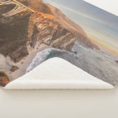 海岸線 | Bixby Bridge, Big Sur California シェルパブランケット (3/4)