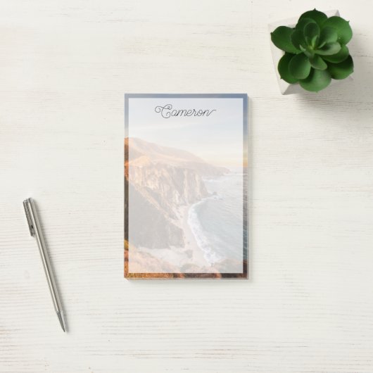 海岸線 | Bixby Bridge, Big Sur California ポストイット (オフィス)