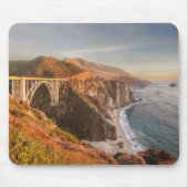 海岸線 | Bixby Bridge, Big Sur California マウスパッド (正面)