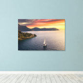 海岸線 | Bodrum，トルコ キャンバスプリント (インサイチュ (ウッドフロア))