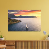 海岸線 | Bodrum，トルコ キャンバスプリント (インサイチュ (リビング))