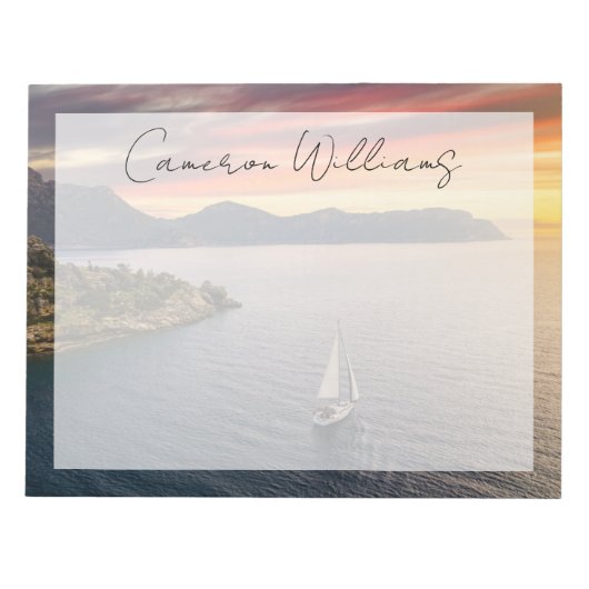 海岸線 | Bodrum,トルコ ノートパッド (正面)