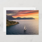 海岸線 | Bodrum，トルコ ポストカード (正面/裏面)