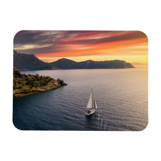 海岸線 | Bodrum，トルコ マグネット (横)