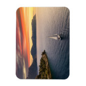 海岸線 | Bodrum，トルコ マグネット (縦)