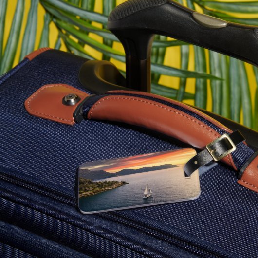 海岸線 | Bodrum，トルコ ラゲッジタグ (正面インサイチュ3)