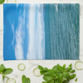 海岸線 | Marin Headlands，カリフォルニア キッチンタオル (折り畳み)