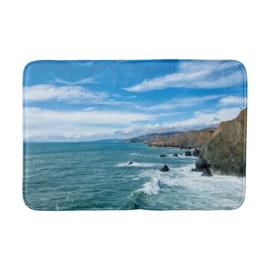 海岸線 | Marin Headlands,カリフォルニア バスマット (正面)