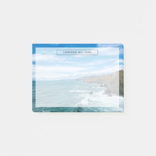 海岸線 | Marin Headlands,カリフォルニア ポストイット (正面)