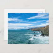 海岸線 | Marin Headlands,カリフォルニア ポストカード (正面/裏面)