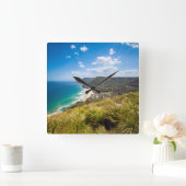 海岸線 | New South Wales，オーストラリア スクエア壁時計 (ホーム)