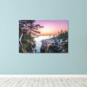 海岸線 | Ravens Nest Acadiaナショナルパークメイン キャンバスプリント (インサイチュ (ウッドフロア))