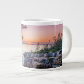 海岸線 | Ravens Nest Acadiaナショナルパークメイン ジャンボコーヒーマグカップ (正面右)