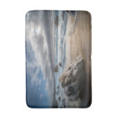 海岸線 | Stormy Big Sur,カリフォルニア バスマット (正面縦)