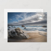 海岸線 | Stormy Big Sur，カリフォルニア ポストカード (正面/裏面)