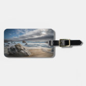 海岸線 | Stormy Big Sur，カリフォルニア ラゲッジタグ (正面横)