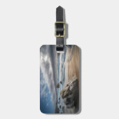 海岸線 | Stormy Big Sur，カリフォルニア ラゲッジタグ (正面縦)