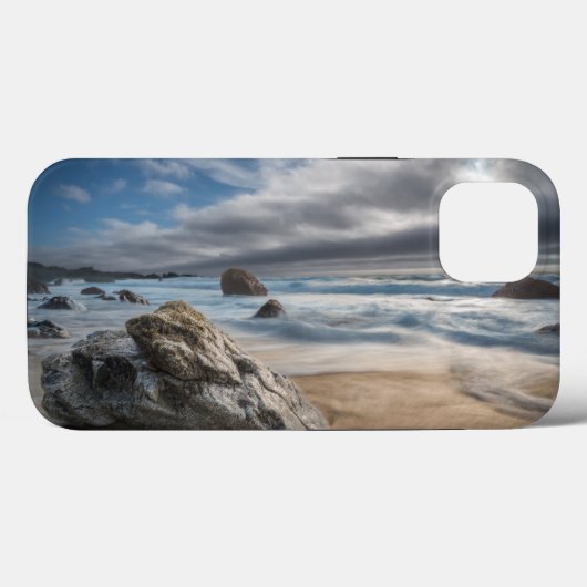 海岸線 | Stormy Big Sur,カリフォルニア Case-Mate iPhoneケース (裏面 (横))